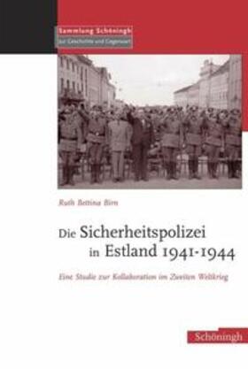 Birn |  Birn, R: Sicherheitspolizei in Estland 1941-1944 | Buch |  Sack Fachmedien