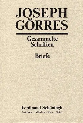 Fink-Lang / Görres |  Briefe der Münchener Zeit | Buch |  Sack Fachmedien