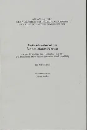 Rothe |  Gottesdienstmenäum für den Monat Februar | Buch |  Sack Fachmedien