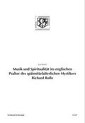 Reichl |  Musik und Spiritualität im englischen Psalter des spätmittelalterlichen Mystikers Richard Rolle | Buch |  Sack Fachmedien