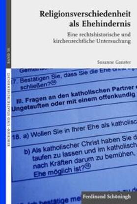 Ganster | Religionsverschiedenheit als Ehehindernis | Buch | 978-3-506-77663-1 | sack.de