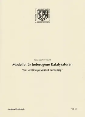 Freund |  Modelle für heterogene Katalysatoren | Buch |  Sack Fachmedien