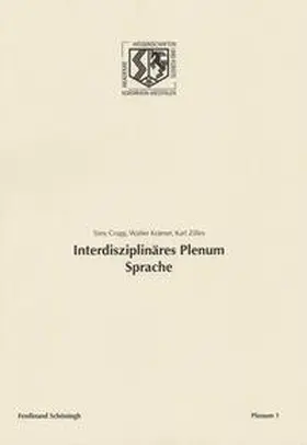 Krämer / Cragg / Zilles |  Interdisziplinäres Plenum Sprache | Buch |  Sack Fachmedien