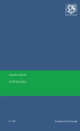 Jakobs |  Nötigung | Buch |  Sack Fachmedien