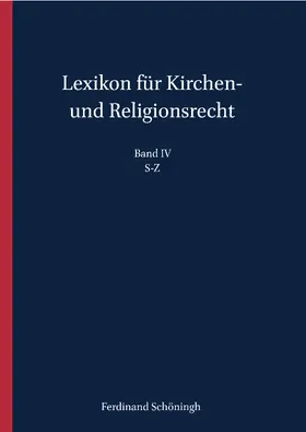 Hallermann / Meckel / Droege |  Lexikon für Kirchen- und Religionsrecht | Buch |  Sack Fachmedien