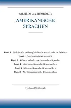 Humboldt / Ringmacher / Tintemann |  Amerikanische Sprachen | Buch |  Sack Fachmedien