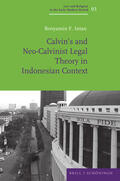 Intan |  Calvin's and Neo-Calvinist Legal Theory in Indonesian Context | Buch |  Sack Fachmedien