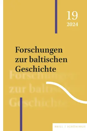  Forschungen zur baltischen Geschichte | Buch |  Sack Fachmedien