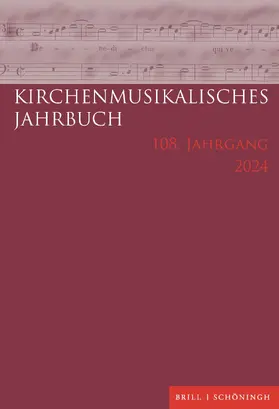 Pietschmann |  Kirchenmusikalisches Jahrbuch 108. Jahrgang 2024 | Buch |  Sack Fachmedien