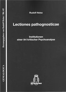 Heinz |  Lectiones pathognosticae | Buch |  Sack Fachmedien