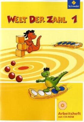 Hahne / Hönisch / Herf |  Welt der Zahl 1. Arbeitsheft mit CD-ROM. Hessen, Rheinland-Pfalz, Saarland | Buch |  Sack Fachmedien