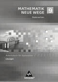 Lergenmüller / Schmidt |  Mathematik Neue Wege SI 9. Lösungen. Bremen, Hamburg und Niedersachsen | Buch |  Sack Fachmedien