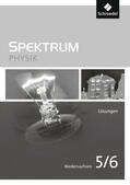 Appel / Fries / Heß |  Spektrum Physik -5 / 6. Lösungen. Niedersachsen | Buch |  Sack Fachmedien