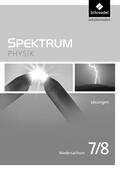 Appel / Fries / Heß |  Spektrum Physik 7 / 8. Lösungen. Niedersachsen | Buch |  Sack Fachmedien