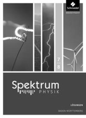Appel / Bühler / Kastner |  Spektrum Physik SI 7 / 8. Lösungen. Baden-Württemberg | Buch |  Sack Fachmedien