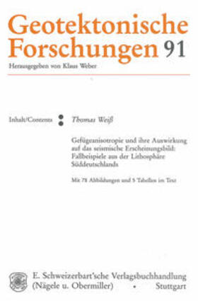 Weiss | Gefügeanisotropie und ihre Auswirkung auf das seismische Erscheinungsbild | Buch | sack.de
