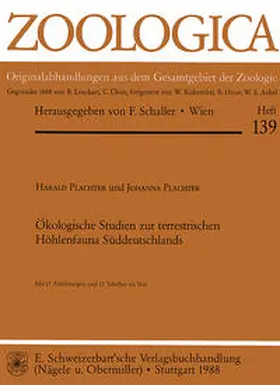 Plachter |  Ökologische Studien zur terrestrischen Höhlenfauna Süddeutschlands | Buch |  Sack Fachmedien