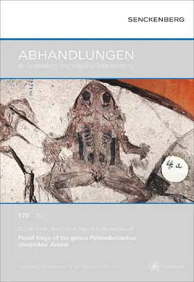Rocek / Rage / Venczel |  Fossil frogs of the genus Palaeobatrachus (Amphibia: Anura) | Buch |  Sack Fachmedien