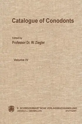 Klapper / Lindström / Sweet |  Catalogue of Conodonts | Buch |  Sack Fachmedien