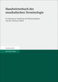 Riethmüller |  Handwörterbuch der musikalischen Terminologie. Lieferung 1-40 | Buch |  Sack Fachmedien