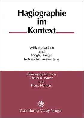Bauer / Herbers |  Hagiographie im Kontext | Buch |  Sack Fachmedien