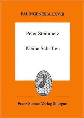 Steinmetz / Koster |  Kleine Schriften | Buch |  Sack Fachmedien