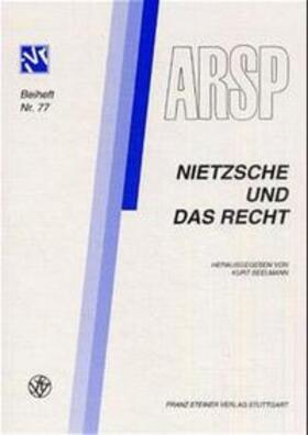Seelmann |  Nietzsche und das Recht / Nietzsche et le Droit / Nietzsche e il Diritto | Buch |  Sack Fachmedien
