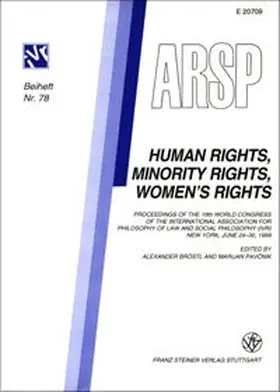 Bröstl / Pavcnik |  Human Rights, Minority Rights, Women's Rights | Buch |  Sack Fachmedien