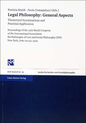 Smith / Comanducci |  Legal Philosophy – General Aspects Vol. 2: Theoretical Examinations and Practical Application | Buch |  Sack Fachmedien