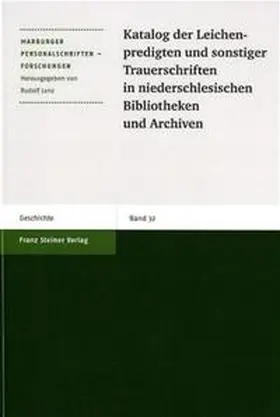 Katalog der Leichenpredigten und sonstiger Trauerschriften in niederschlesischen Bibliotheken und Archiven | Buch |  Sack Fachmedien
