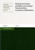 Katalog der Leichenpredigten und sonstige Trauerschriften in Krakauer Bibliotheken | Buch |  Sack Fachmedien