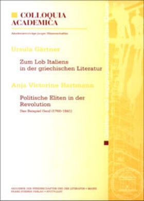 Gärtner / Hartmann | Zum Lob Italiens in der griechischen Literatur | Buch | 978-3-515-08286-0 | sack.de