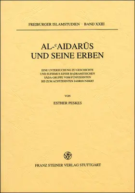 Peskes |  al-Aidarus und seine Erben | Buch |  Sack Fachmedien