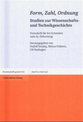 Seising / Folkerts / Hashagen | Form, Zahl, Ordnung | Buch | 978-3-515-08525-0 | sack.de