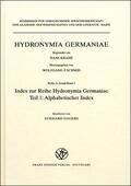  Index zur Reihe Hydronymia Germaniae | Buch |  Sack Fachmedien