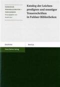  Katalog der Leichenpredigten und sonstiger Trauerschriften in Fuldaer Bibliotheken | Buch |  Sack Fachmedien