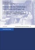 Löser / Strupp |  Universität der Gelehrten - Universität der Experten | Buch |  Sack Fachmedien