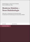 Eggers / Schmidt / Stellmacher |  Moderne Dialekte - Neue Dialektologie | Buch |  Sack Fachmedien