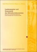 Plate / Rapp |  Lexikographie und Grammatik des Mittelhochdeutschen | Buch |  Sack Fachmedien