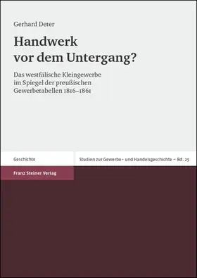 Deter |  Handwerk vor dem Untergang? | Buch |  Sack Fachmedien