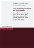 Acham / Nörr / Schefold |  Gestaltungsanspruch der Wissenschaft | Buch |  Sack Fachmedien