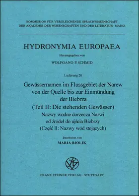  Gewässernamen im Flussgebiet der Narew von der Quelle bis zur Einmündung der Biebrza | Buch |  Sack Fachmedien