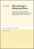 Stollberg |  Ohr und Auge - Klang und Form | Buch |  Sack Fachmedien