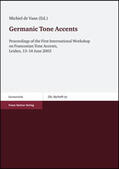 Vaan |  Germanic Tone Accents | Buch |  Sack Fachmedien