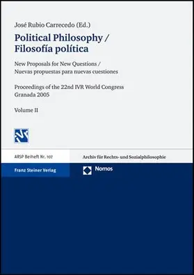 Carrecedo |  Political Philosophy / Filosofía política | Buch |  Sack Fachmedien