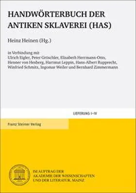Heinen / Eigler / Gröschler |  Handwörterbuch der antiken Sklaverei (HAS), DVD 1-5 | Sonstiges |  Sack Fachmedien