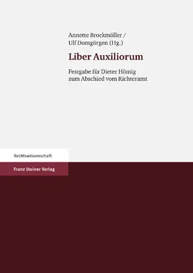 Brockmöller / Domgörgen |  Liber Auxiliorum | Buch |  Sack Fachmedien