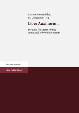 Brockmöller / Domgörgen | Liber Auxiliorum | Buch | 978-3-515-08948-7 | sack.de
