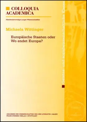 Wittinger |  Europäische Staaten oder Wo endet Europa? | Buch |  Sack Fachmedien