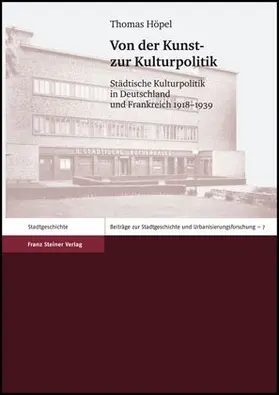 Höpel |  Von der Kunst- zur Kulturpolitik | Buch |  Sack Fachmedien